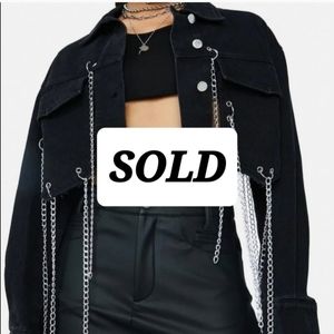 Night U Walk In SLIVER Chained Jacket ⚫️ Hot&DELICIOUS